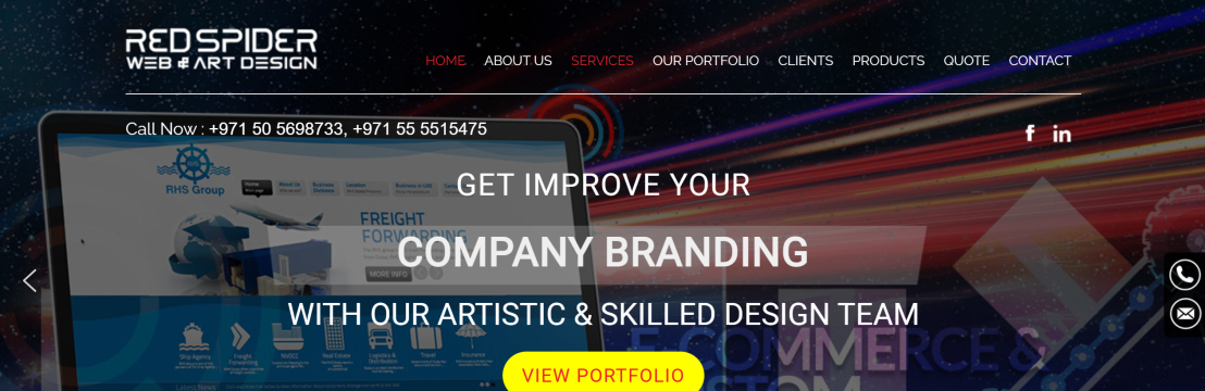 RedSpider Web And Art Design