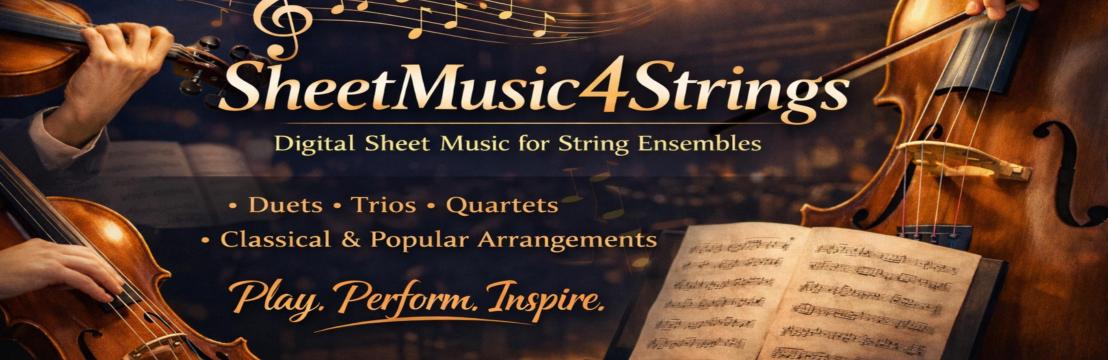 Sheetmusic 4strings