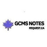 GCMS Notes Request