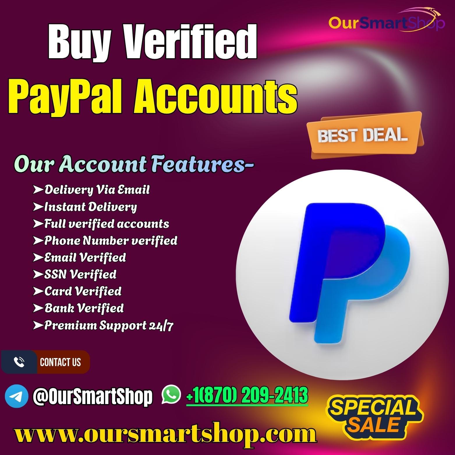 Buy Verified PayPal Accounts from OurSmartShop