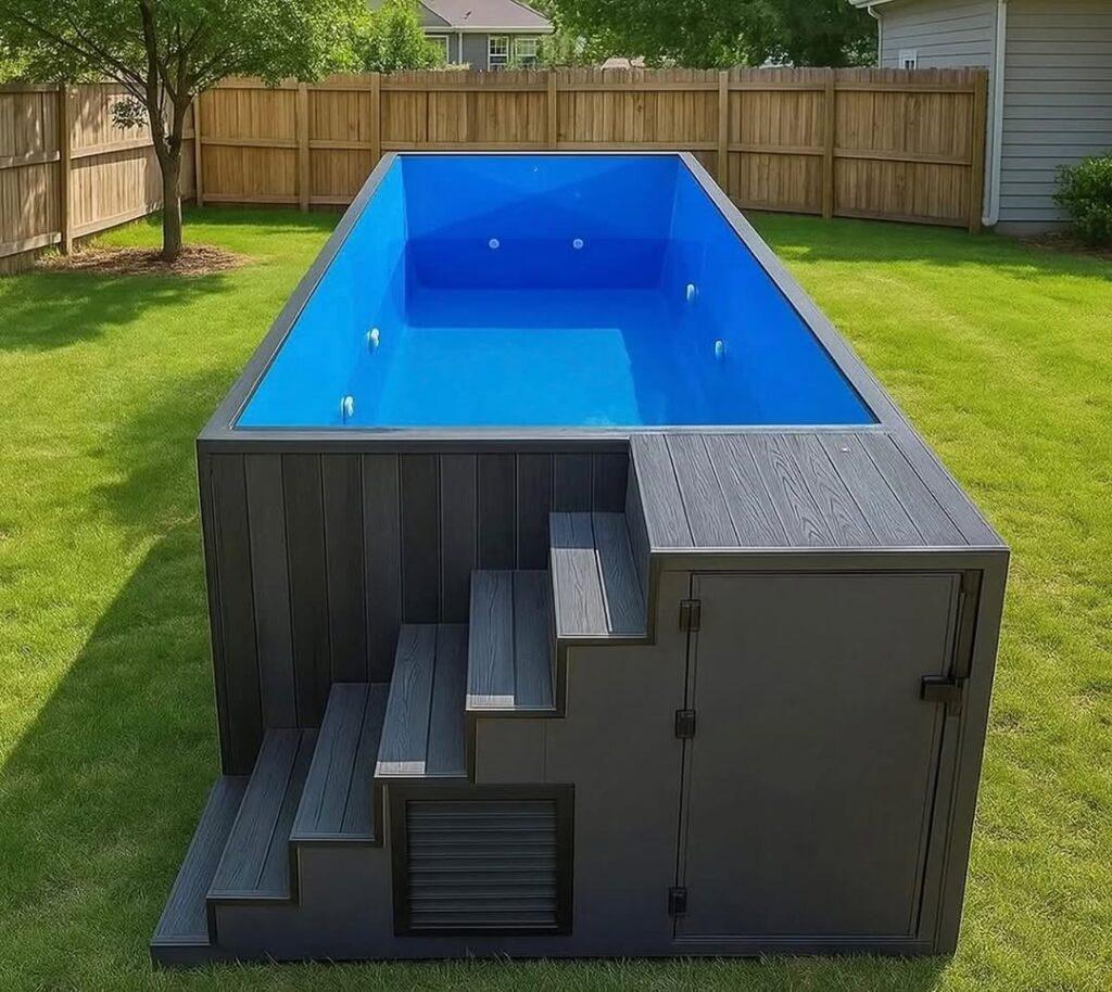 shipping container pools